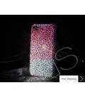 Gradation Swarovski Crystal Phone Case - Pink 