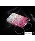 Gradation Swarovski Crystal Phone Case - Pink 