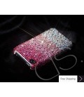 Gradation Swarovski Crystal Phone Case - Pink 