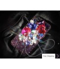 Colorato 3D Swarovski Crystal Phone Case - Purple 