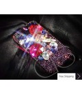 Colorato 3D Swarovski Crystal Phone Case - Purple 