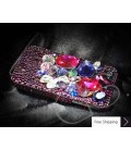 Colorato 3D Swarovski Crystal Phone Case - Purple 