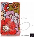 Sweet Bonquet Swarovski Crystal Soft Pouch Case 