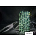 Leopardo Swarovski Crystal Phone Case - Green 