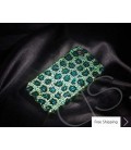 Leopardo Swarovski Crystal Phone Case - Green 