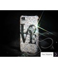 Love Skull Swarovski Crystal Phone Case 