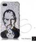 In Memory Of Steve Jobs - Bling Swarovski Crystal iPhone 14 Case iPhone 14 Pro and iPhone 14 Pro MAX Case 