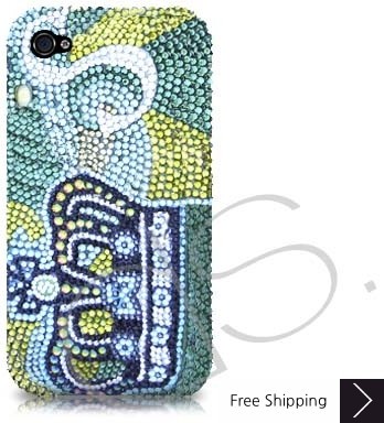 Crown Personalized Swarovski Crystal Phone Case 