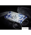 Floral Personalized Swarovski Crystal Phone Case 