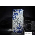 Floral Personalized Swarovski Crystal Phone Case 