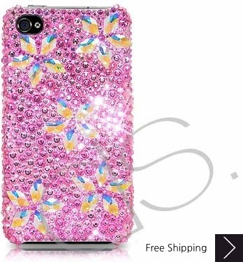 Sparkling Flower Swarovski Crystal Phone Case 