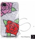 Peony Swarovski Crystal Phone Case 