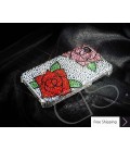 Peony Swarovski Crystal Phone Case 