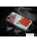 Peony Swarovski Crystal Phone Case 