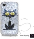 Catty Swarovski Crystal Phone Case 