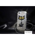 Catty Swarovski Crystal Phone Case 