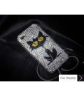 Catty Swarovski Crystal Phone Case 