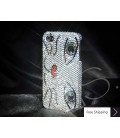 Catty Face Swarovski Crystal Phone Case 