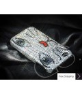 Catty Face Swarovski Crystal Phone Case 