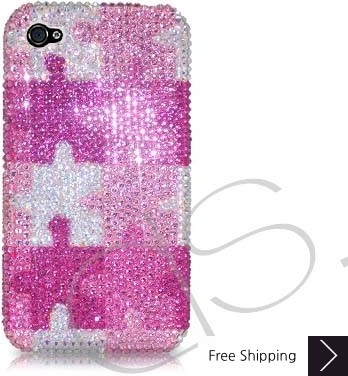 Puzzle Swarovski Crystal Phone Case 