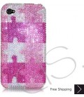 Puzzle Bling Swarovski Crystal iPhone 15 Case iPhone 15 Pro and iPhone 15 Pro MAX Case 