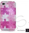 Puzzle Swarovski Crystal Phone Case 