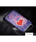 Swirling Heart Swarovski Crystal Phone Case 