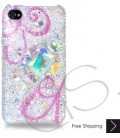 Spiral Swarovski Crystal Phone Case 