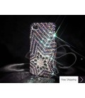 Multi Stars Swarovski Crystal Phone Case - Purple 