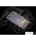 Multi Stars Swarovski Crystal Phone Case - Purple 