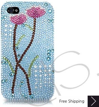 Lotus Swarovski Crystal Phone Case 