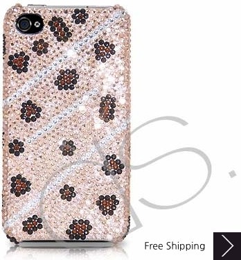 Sporadic Swarovski Crystal Phone Case 