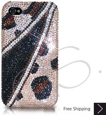 Zipper Swarovski Crystal Phone Case  