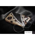 Zipper Swarovski Crystal Phone Case  