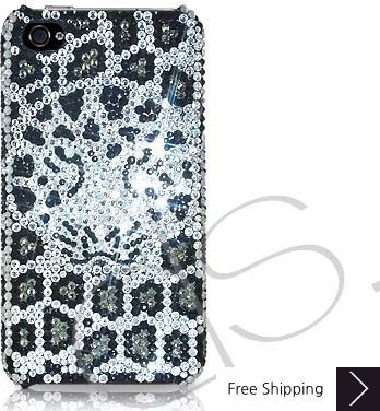 Leopard Swarovski Crystal Phone Case 