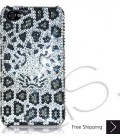 Leopard Bling Swarovski Crystal iPhone 13 Case iPhone 13 Pro and iPhone 13 Pro MAX Case 