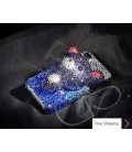 Gradation Bear 3D Swarovski Crystal Phone Case - Blue