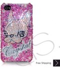 Spitz Personalized Swarovski Crystal Phone Case 