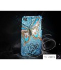 Butterfly Personalized Swarovski Crystal Phone Case 