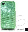 Classic Bling Swarovski Crystal iPhone 16 Case iPhone 16 Pro and iPhone 16 Pro MAX Case - Green 