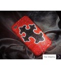 Black Cross Crystallized Swarovski Phone Case