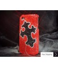 Black Cross Crystallized Swarovski Phone Case