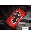 Black Cross Crystallized Swarovski Phone Case