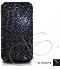 Classic Bling Swarovski Crystal iPhone 15 Case iPhone 15 Pro and iPhone 15 Pro MAX Case - Black