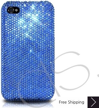 Classic Bling Swarovski Crystal Phone Case - Blue