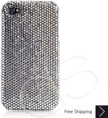Classic Bling Swarovski Crystal iPhone 15 Case iPhone 15 Pro and iPhone 15 Pro MAX Case - Black Diamond
