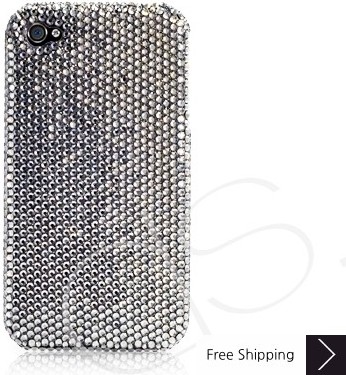 Classic Bling Swarovski Crystal Phone Case - Black Diamond