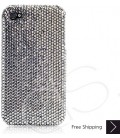 Classic Bling Swarovski Crystal iPhone 16 Case iPhone 16 Pro and iPhone 16 Pro MAX Case - Black Diamond