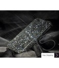 Classic Bling Swarovski Crystal Phone Case - Black Diamond