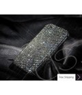 Classic Bling Swarovski Crystal Phone Case - Black Diamond